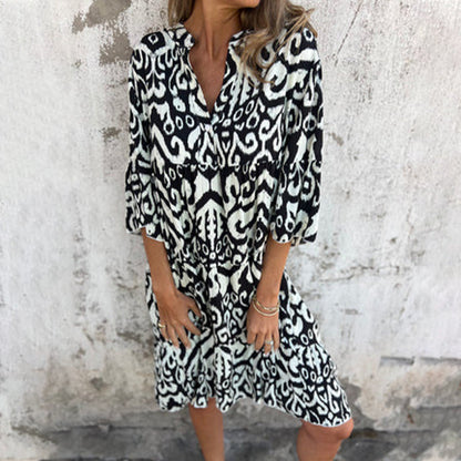 Floral | Ladies' Chiffon Flowy Maxi Dress