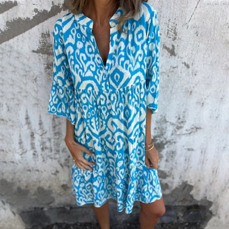 Floral | Ladies' Chiffon Flowy Maxi Dress