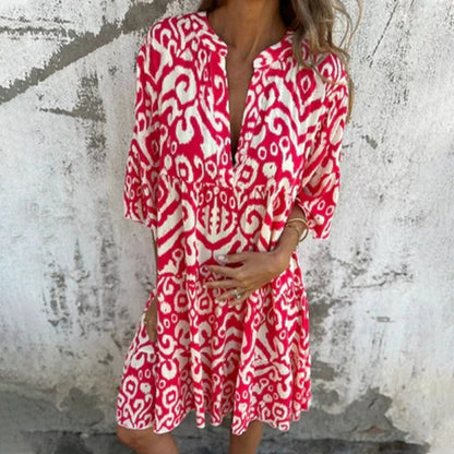 Floral | Ladies' Chiffon Flowy Maxi Dress
