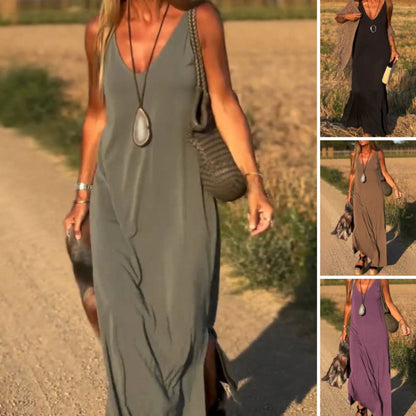 Lana Women's Maxi Dress Elegant Floor Length
