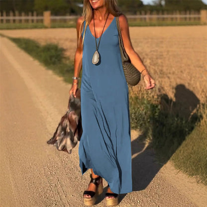 Lana Women's Maxi Dress Elegant Floor Length
