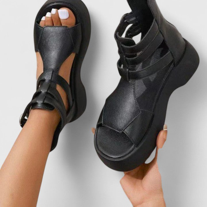 Elegant High Heel Open Toe Sandals for Women - VibreMode