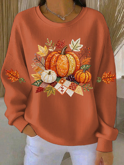 Harvest Vibes Women's Sweatshirt - VibreMode