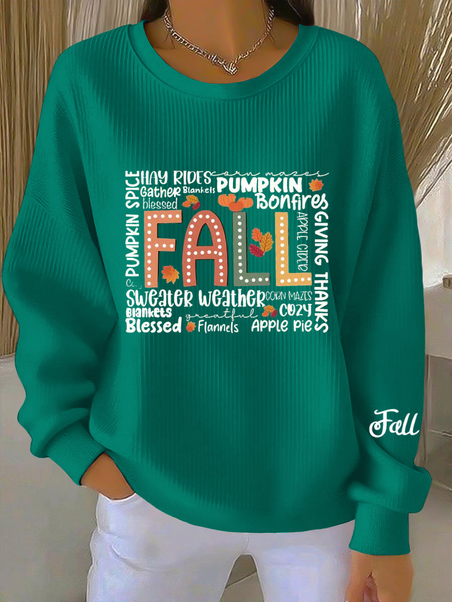 Autumn Days Women's Sweatshirt - VibreMode
