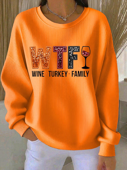 Cozy Fall Turkey Sweatshirt - VibreMode