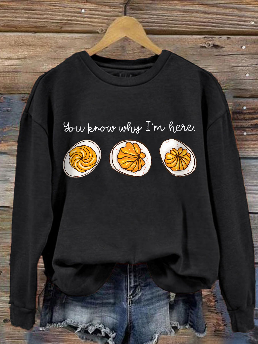 Women's Graphic Crew Neck Sweatshirt