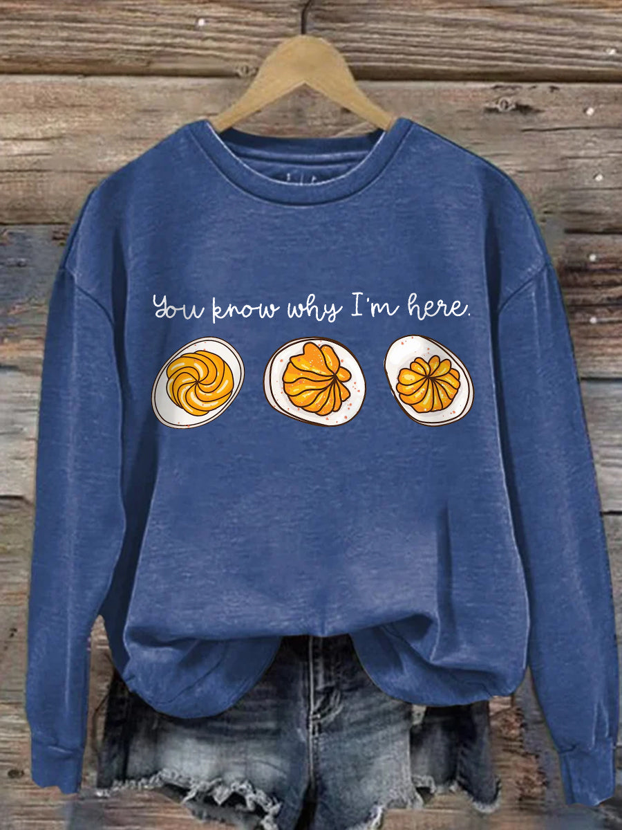 Women's Graphic Crew Neck Sweatshirt