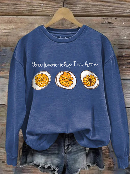Women's Graphic Crew Neck Sweatshirt