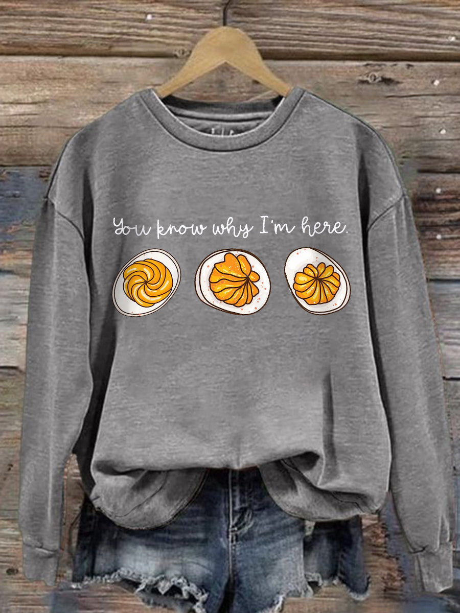 Women's Graphic Crew Neck Sweatshirt