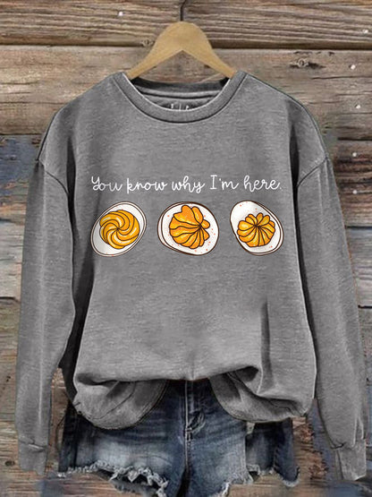Women's Graphic Crew Neck Sweatshirt