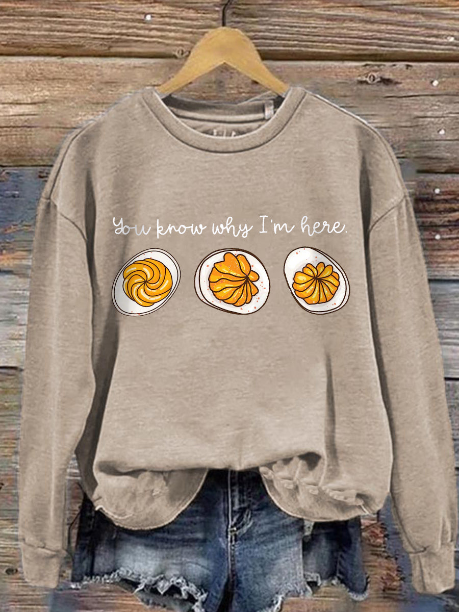Women's Graphic Crew Neck Sweatshirt