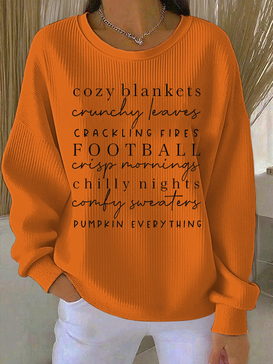 Soft Winter Crew Neck Sweatshirt - VibreMode