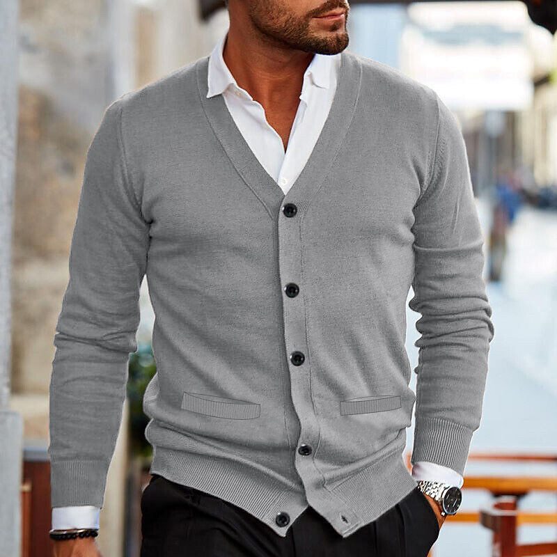 Men's Casual Cardigan Vest Comfortable