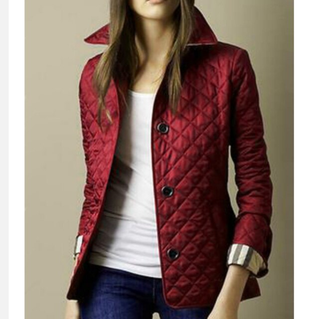 Image of Stella | Women's Button-Down Quilted Jacket