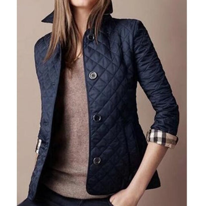 Image of Stella | Women's Button-Down Quilted Jacket