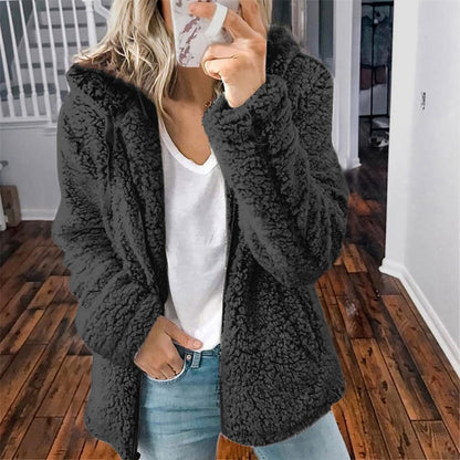 Image of Stella | Women's Hooded Zip-Up Casual Jacket