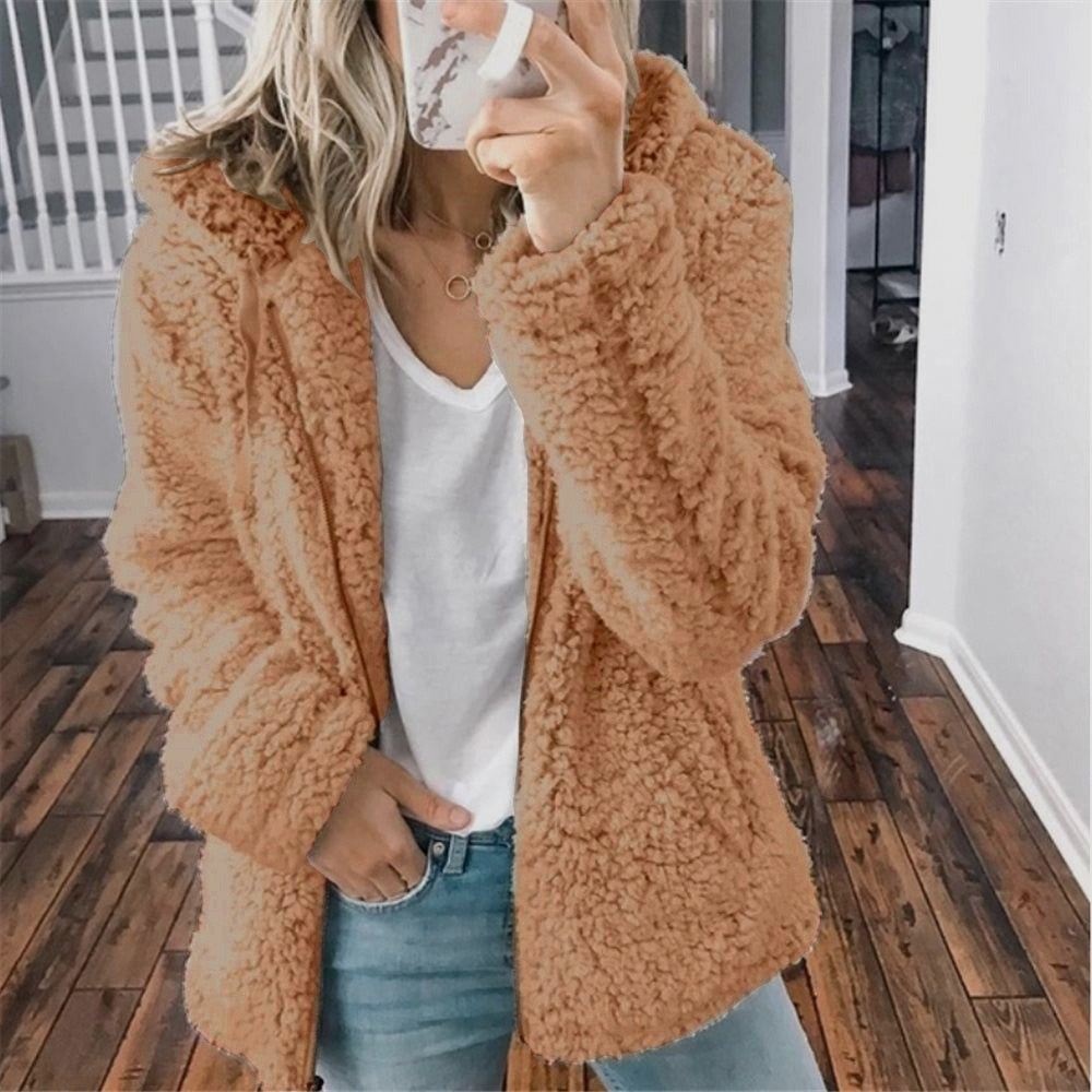 Image of Stella | Women's Hooded Zip-Up Casual Jacket