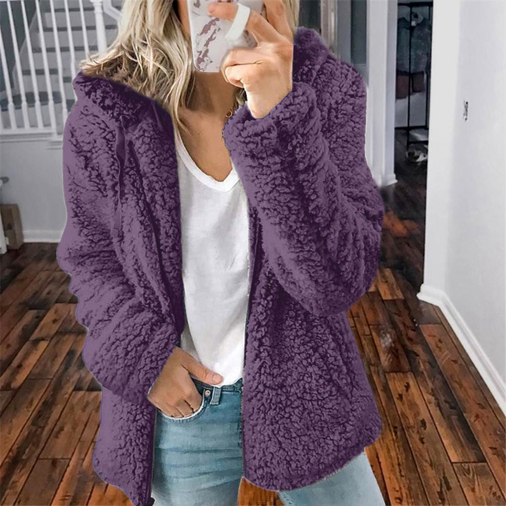 Image of Stella | Women's Hooded Zip-Up Casual Jacket