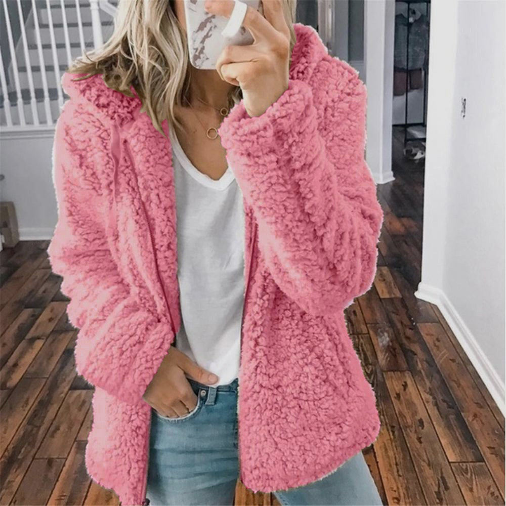 Image of Stella | Women's Hooded Zip-Up Casual Jacket