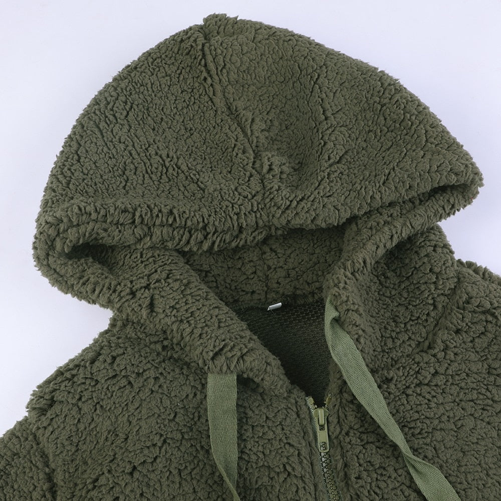 Image of Stella | Women's Hooded Zip-Up Casual Jacket