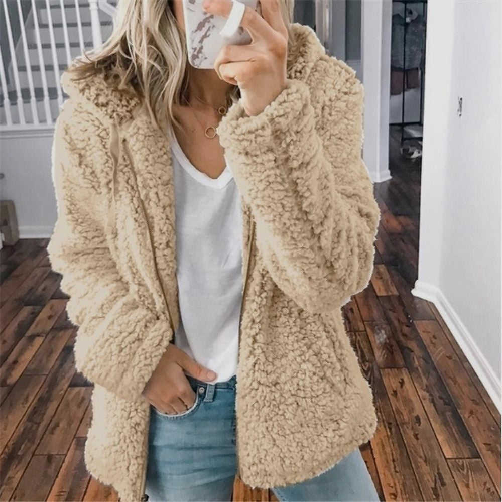Stella Women's Casual Hooded Zip Jacket - VibreMode