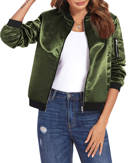 Image of Stephanie | Women's Lightweight Bomber Jacket