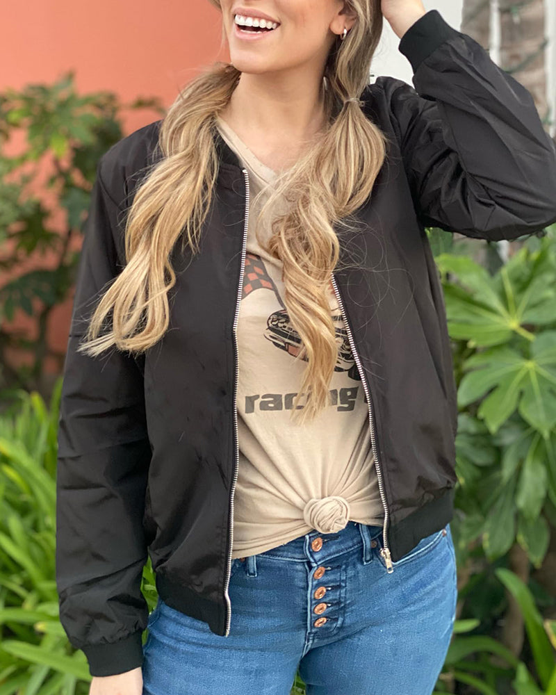 Women's Lightweight Bomber Jacket - VibreMode