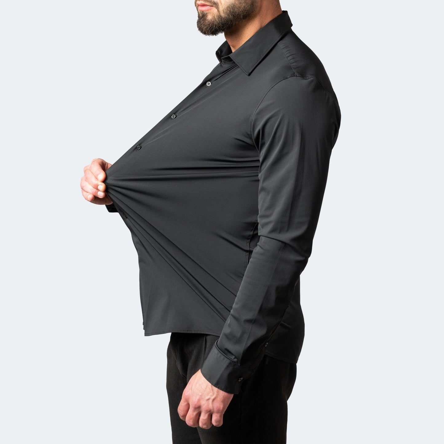 Men's Stretch Dress Shirt Wrinkle- Comfort Fit - VibreMode