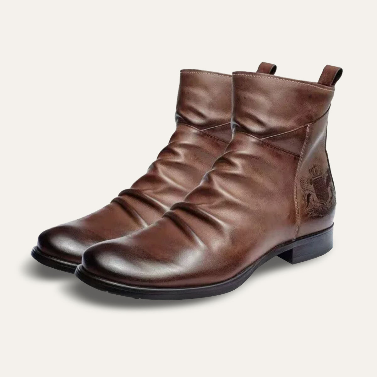 Men's Chelsea Boots Leather Handmade Black