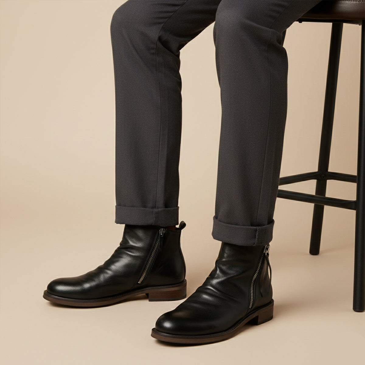 Men's Leather Boots Brown