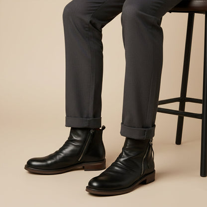 Men's Leather Boots Brown