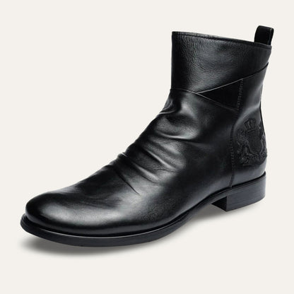Men's Leather Chelsea Boots Handmade Black