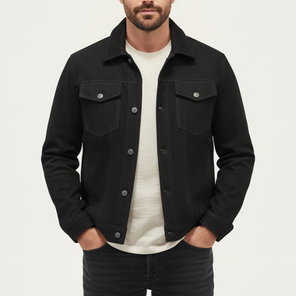Montclair Men's Suede Cargo Jacket Lightweight Brown