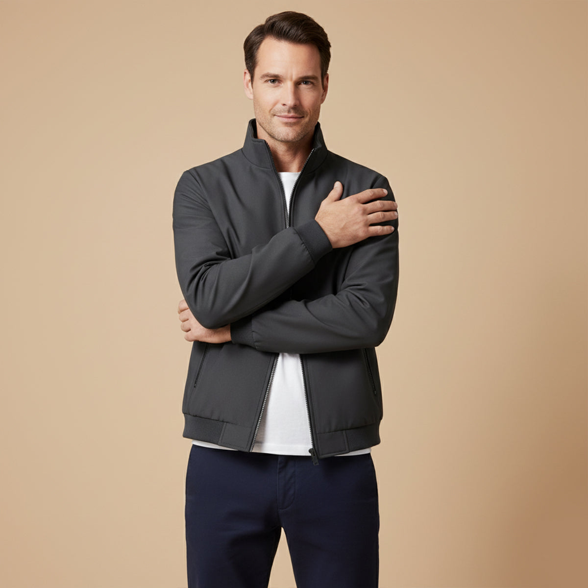 Men's Waterproof Thermal Winter Jacket Fleece Lined