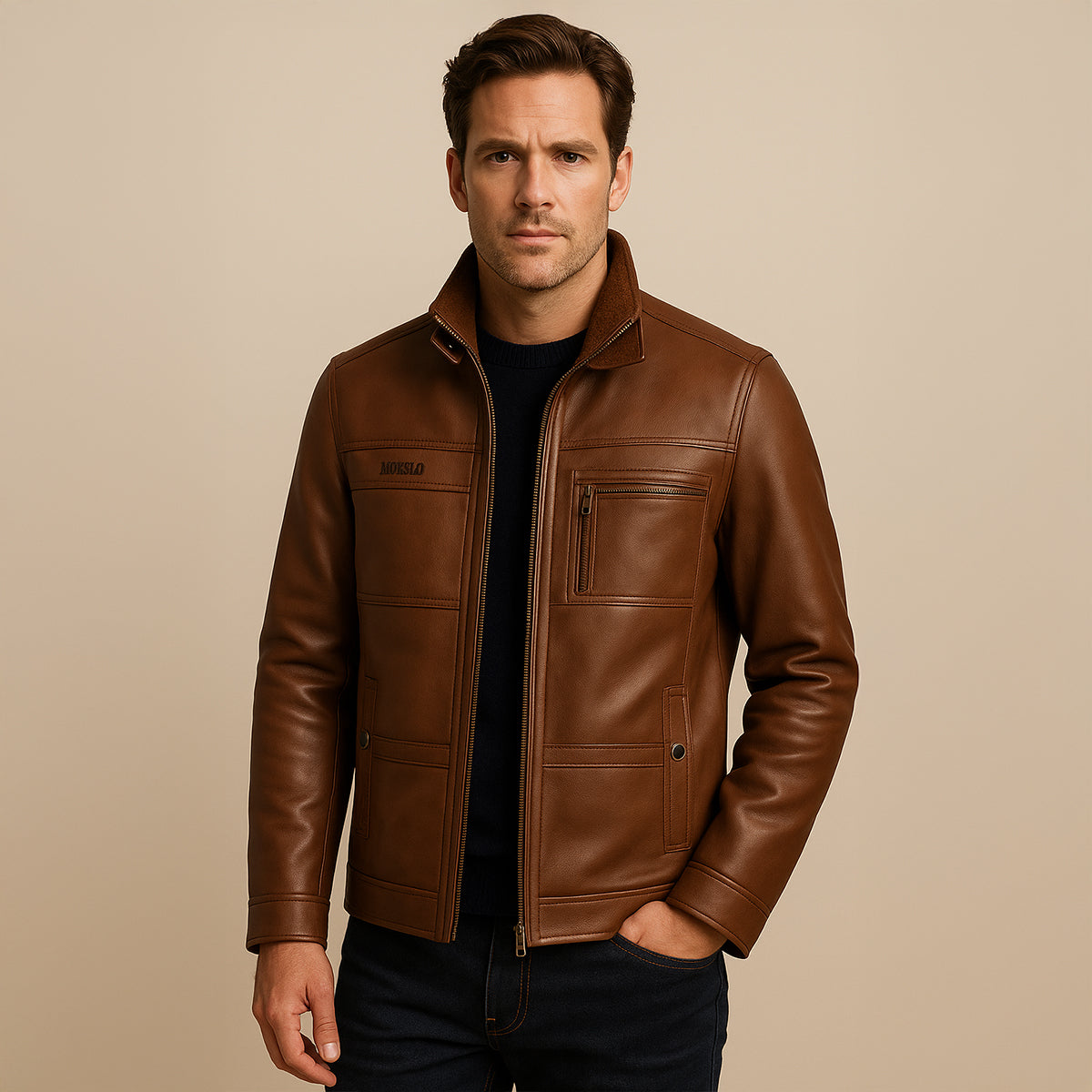 Radcliffe Men's Leather Jacket