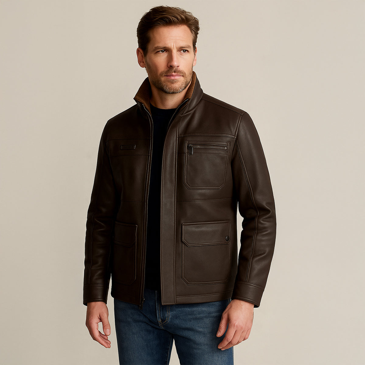 Radcliffe Men's Leather Jacket
