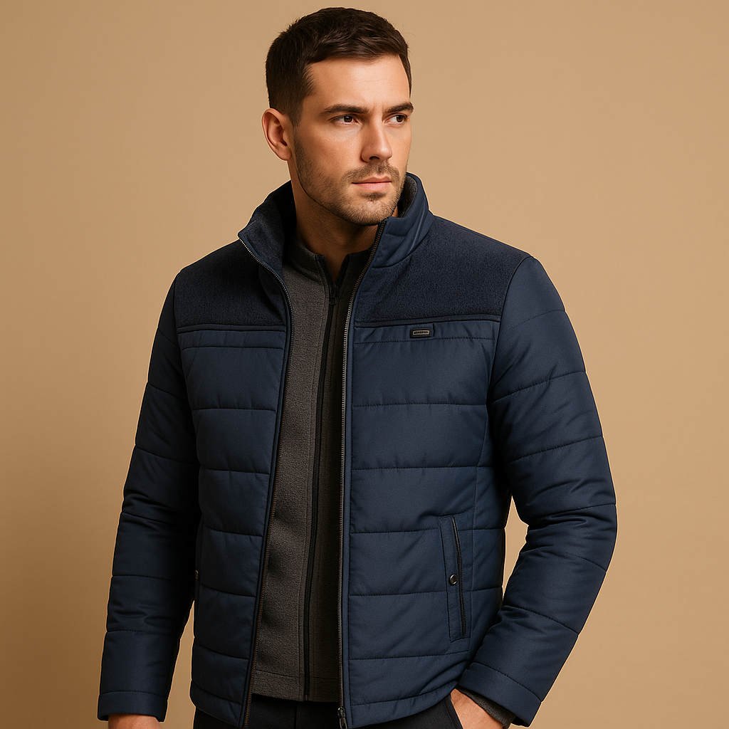 Warm Mens Fleece Coat Jacket - VibreMode