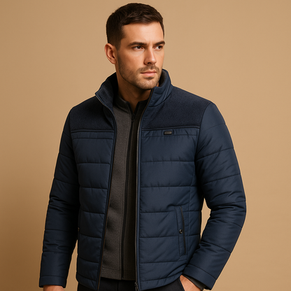 Warm Mens Fleece Coat Jacket - VibreMode