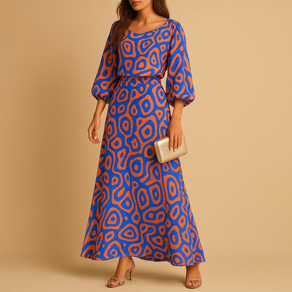 Stylish summer dress for women with an elegant eye-catching design and flattering fit, perfect for brunches, garden parties, and summer evenings.