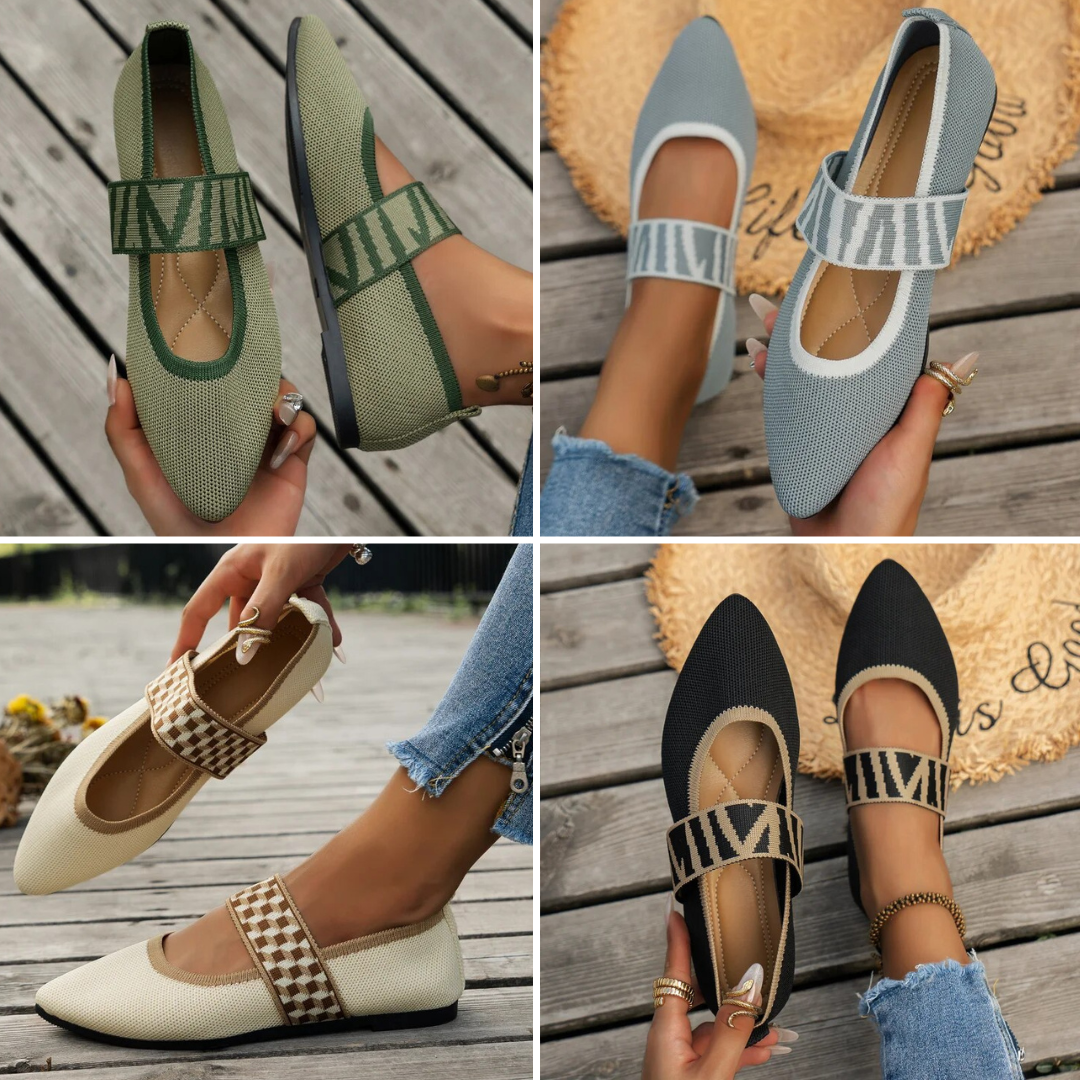 Comfortable Women's Flat Spring Dance Shoes