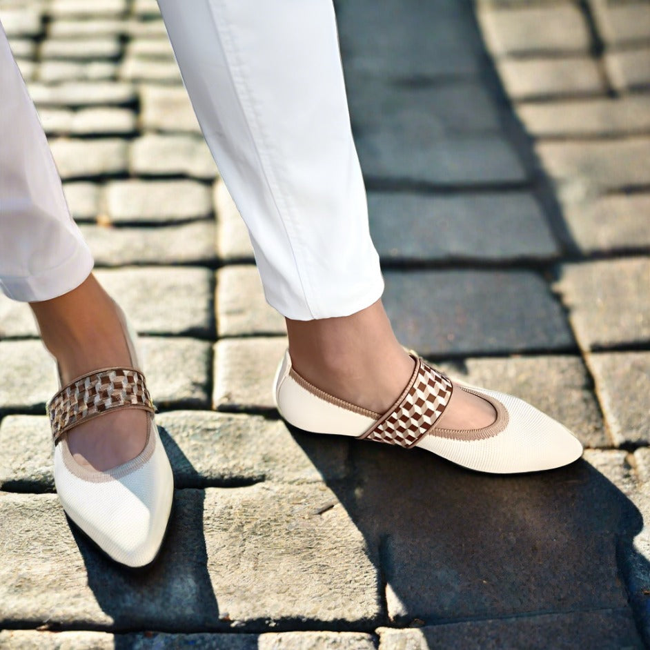 Comfortable Women's Flat Spring Dance Shoes - VibreMode