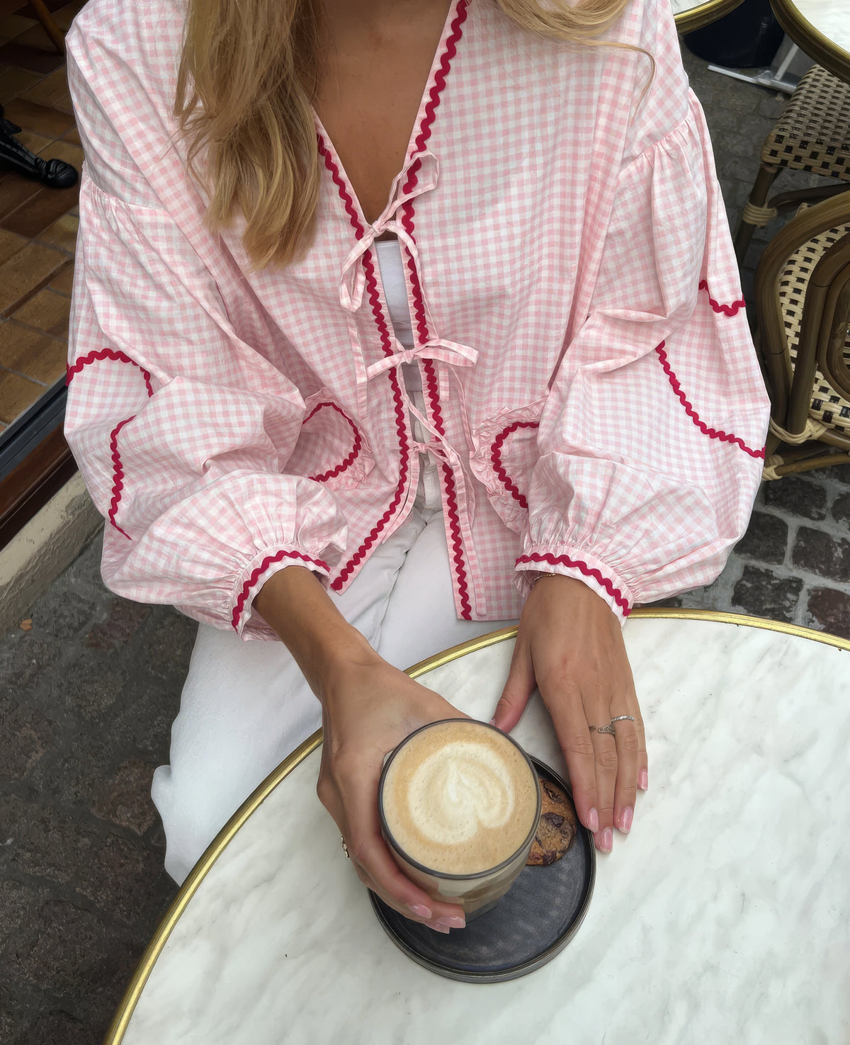 Women's Tie Front Blouse - VibreMode