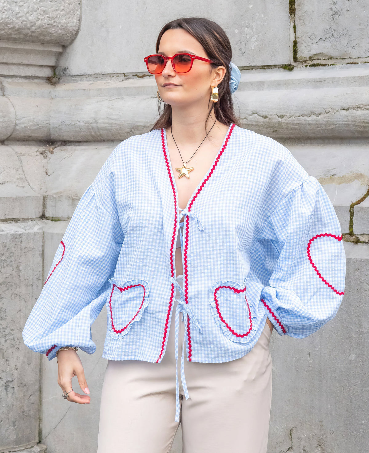 Image of Susan | Women's Tie-Front Blouse