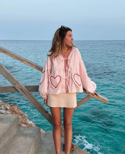 Image of Susan | Women's Tie-Front Blouse