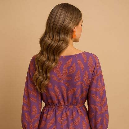 Sustainable luxury A-line dress for women made from breathable cotton blend, ideal for office, casual, and formal occasions year-round.