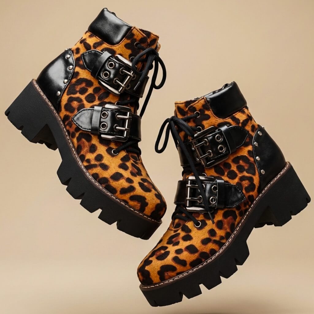Rustic Western Ankle Boots - VibreMode