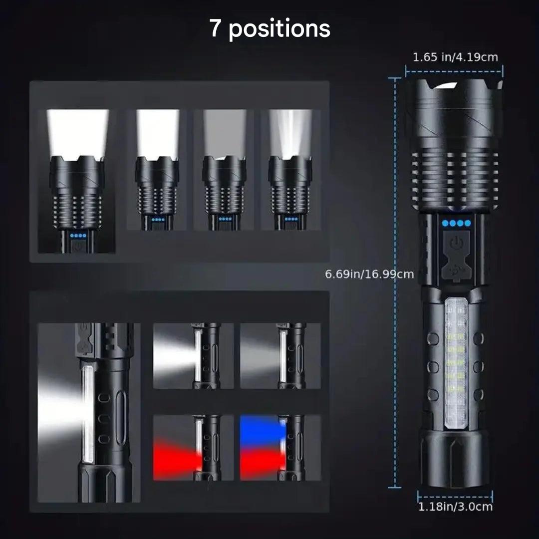 Tactical Flashlight 5000 Lumen Waterproof Torch