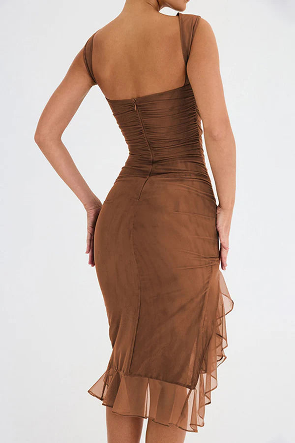 Image of Tabitha | Women's Sleeveless Bodycon Midi Dress
