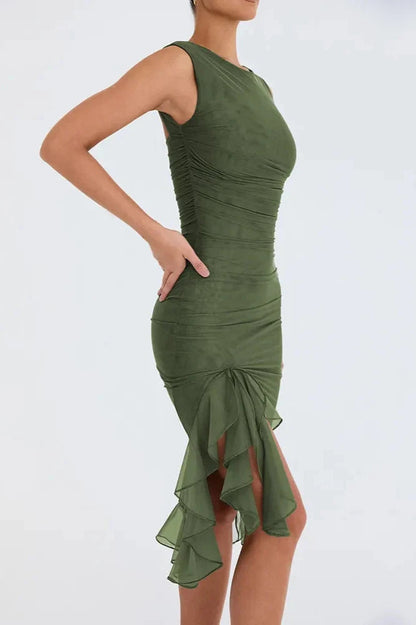 Image of Tabitha | Women's Sleeveless Bodycon Midi Dress