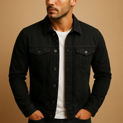 Tailored cotton button-up shirt for men with a classic collar and comfortable fit, ideal for work outfits, casual wear, and everyday styling.